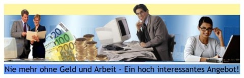 Nie mehr ohne Geld und Arbeit